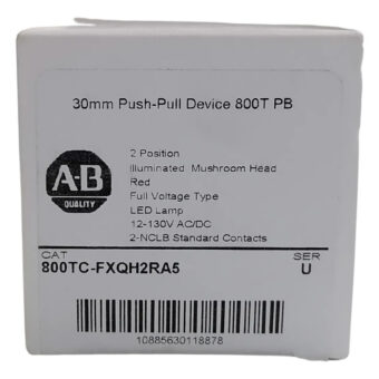 Allen Bradley 800ct-fxqh2ra5 Rockwell Automation Red