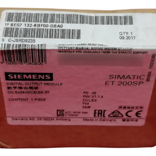 6es7 132-6bf00-0ba0 Siemens Simatic Et200sp Otuput Moduler