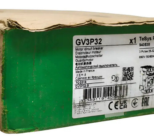 Schneider Gv3p32 Guardamotor Termomagnetico 60hz