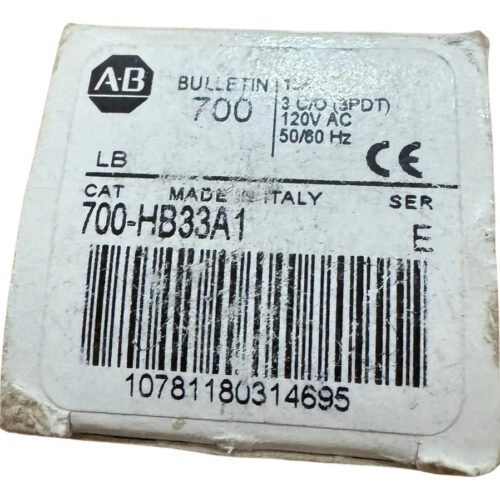 Allen Bradley 700-hb33a1 Ser. E 120vac 15a
