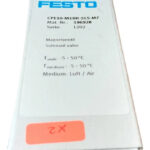 Festo Válvula Solenoide Cpe10-m1bh-5ls-m7 196928 10mm Ancho