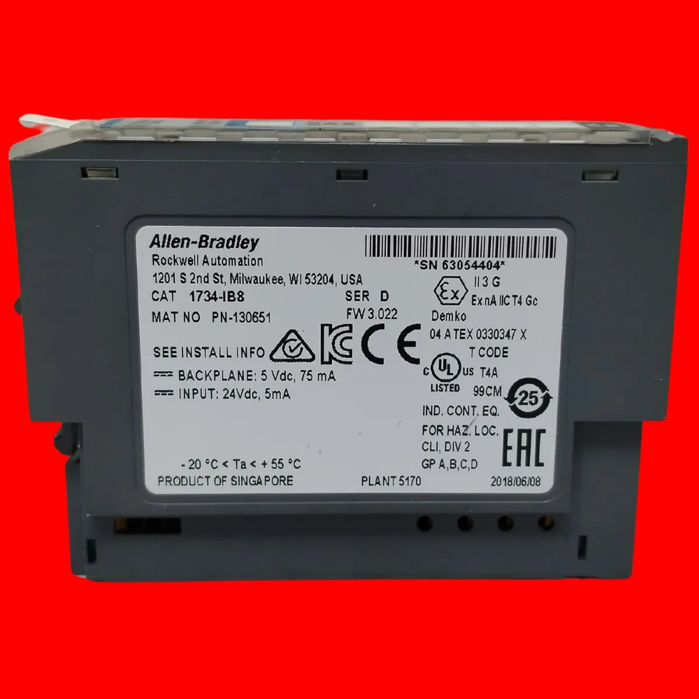 1734-ib8 Point Digital Dc Input Module Allen Bradley - Imagen 3