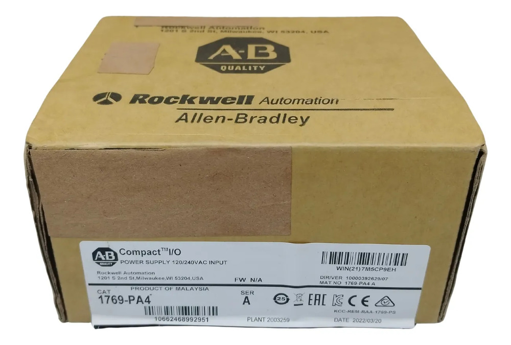 Allen Bradley 1769-pa4 Fuente De Alimentacion Compactlogix S - Imagen 2