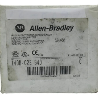 Allen-bradley 140m-c2e-b40 Guardamotor 3p 2.5-4a 50 Hz / 60hz