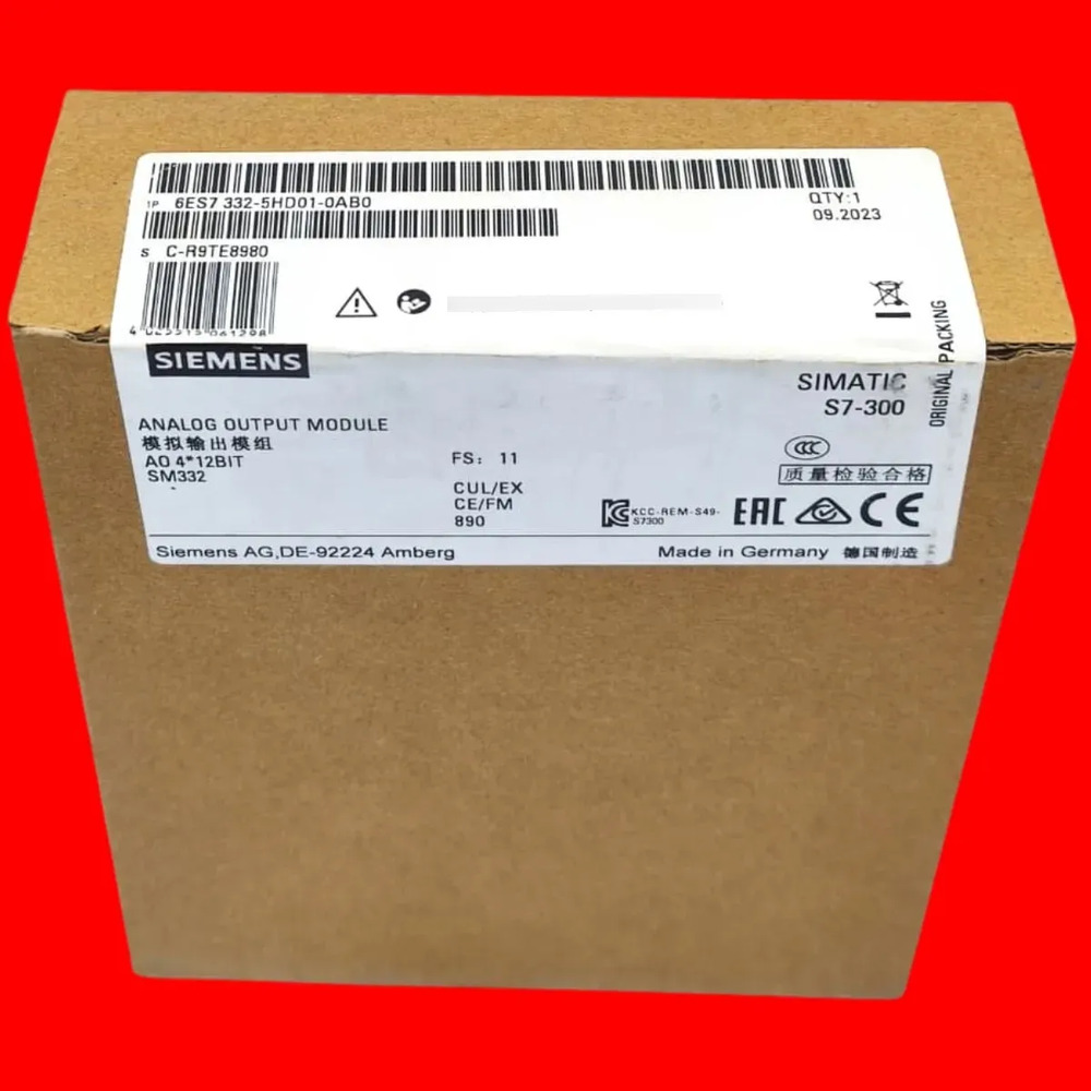 6es7 332-5hd01-0ab0 Siemens Simatic S7-300 Analog Output Mod - Imagen 3