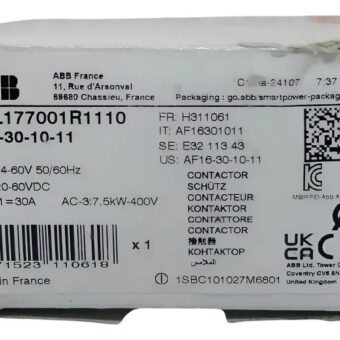 Contactor Abb Af16-30-10-11 Convertidor De Frecuencia