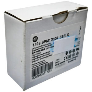 Allen Bradley 1492-spm1d300 Ser.d Breaker 1pole 30amps