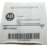 Allen Bradley 800t-fx2a1 Negro Pulsador Nuevo En Caja