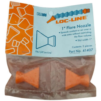 41407 Loc-line Boquilla Plana De 1 , Paquete De 2 Pza.