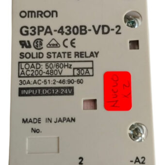 Omron G3pa-430b-vd-2 Ssr W/heat Sink 30 Amps 480v
