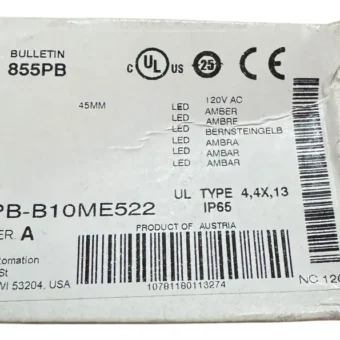 Allen-bradley 855pb-b10me522 Led Ambar