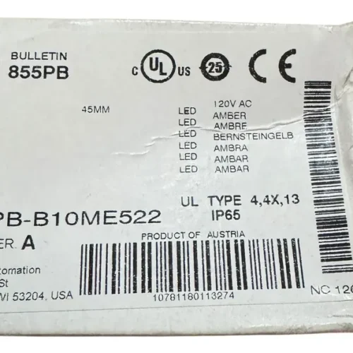 Allen-bradley 855pb-b10me522 Led Ambar