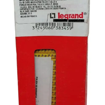 Marcador Para Cable Letra P 300 Piezas Legrand