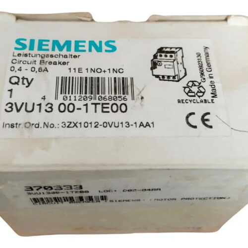 Siemens 3vu1300-1te00 Circuit Breaker