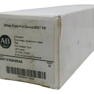Allen Bradley 800t-fxqh2ra5 Pulsador 30 Mm Red