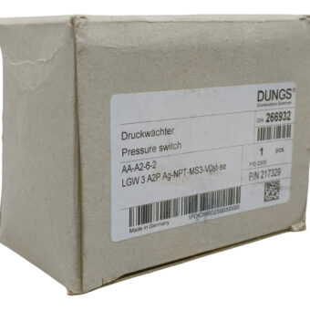 Interruptor De Presion Dungs Aa-a2-6-2 De 120v 5a De 7 Psi