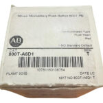 Allen Bradley 800t-a6d1 Boton Pulsador Rojo