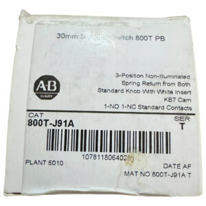 Allen Bradley Interruptor  800t-j91a Negro