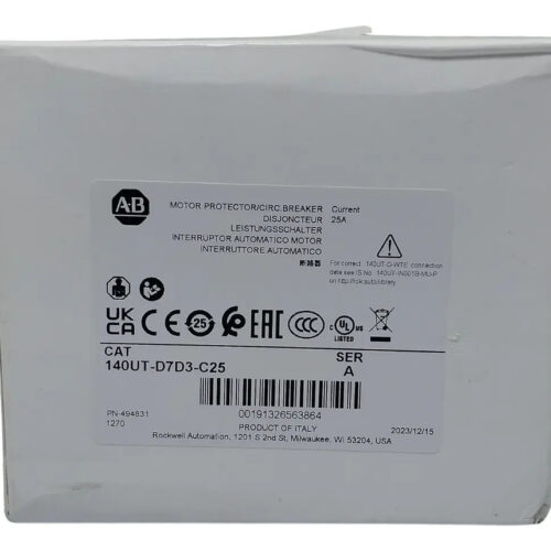 Allen Bradley 140ut-d7d3-c25 Interruptor De Circuito