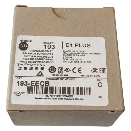 Allen-bradley 193-eecb Relevador Sobrecarga 1-5a