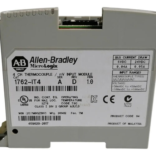 Modulo Allen Bradley 1762-it4