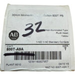 Allen Bradley 800t-a9a Yellow