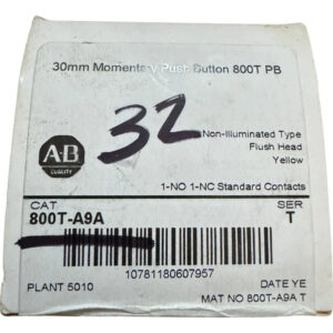 Allen Bradley 800t-a9a Yellow