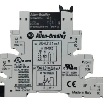 Allen Bradley 700-hlt1z Relevador 2 Polos Riel Plástico