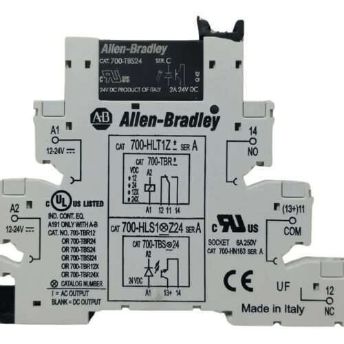 Allen Bradley 700-hlt1z Relevador 2 Polos Riel Plástico