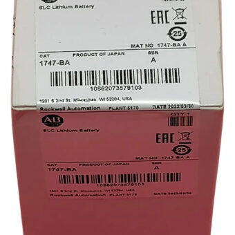 1747-ba Allen-bradley Lithium Battery Assembly 3v 850mah