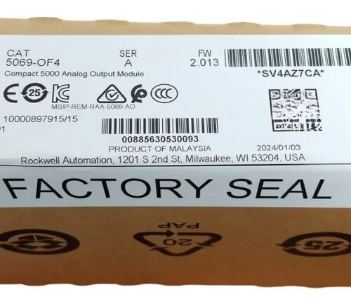 Allen Bradley 5069-of4 Compact 5000 Analog Output Module