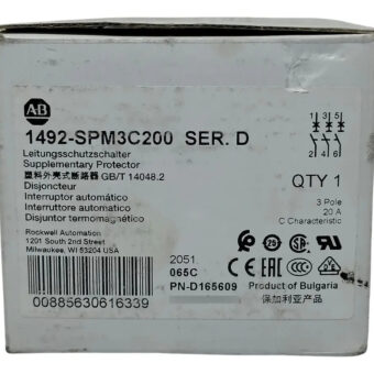 Allen Bradley 1492-spm3c200 Interruptor Blanco