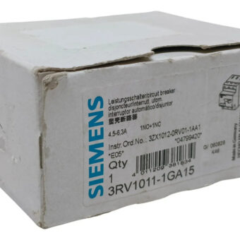 Siemens 3rv1011-1ga15 Interruptor Autom