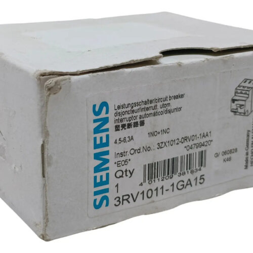Siemens 3rv1011-1ga15 Interruptor Autom