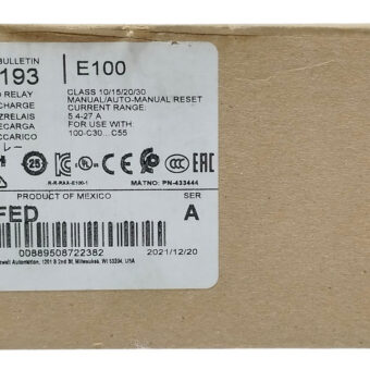 Rele De Sobrecarga Allen Bradley 193-1efed