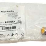 Botón Pulsador Allen Bradley 800fm-lf5pn3wx11 Amarillo Amarillo