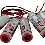 Lote De 5  Gsyd1230 Danger Laser De Puntero Y Cruz Rojo 5mw Rojo