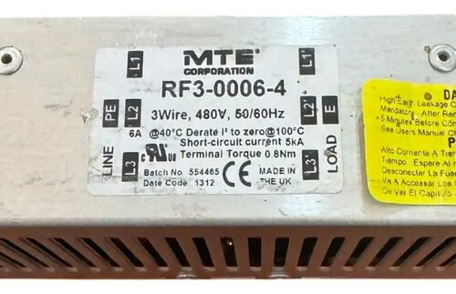 Filtro Mte Corporation Rf3-0006-4