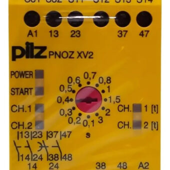 Pilz 774502 Pnoz Xv2 3/24vdc 2n/o 2n/o T Rele