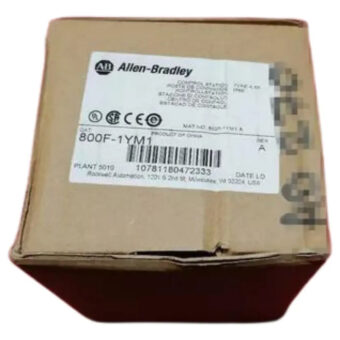 Allen-bradley 22mm Estación De Control Interruptor 800f-1ym1
