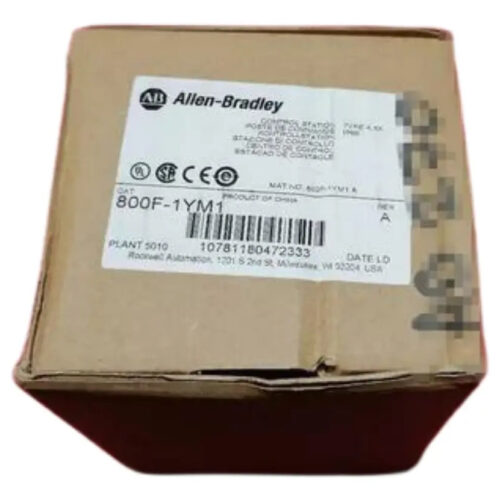 Allen-bradley 22mm Estación De Control Interruptor 800f-1ym1