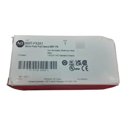 Allen Bradley 800t-fx2a1 Ser. T (wh) Nsmp Mgg