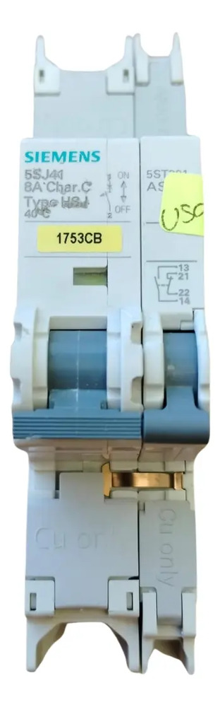 Siemens 5sj4108-7hg41 Interruptor De Circuito Y 5st3010-0hg