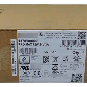 1478100000 Weidmeller Fuente De Alimentacion Pro Max 24v 3am