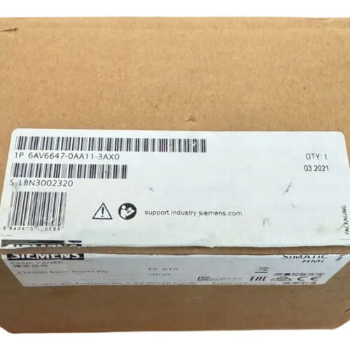 Siemens 6av6647-0aa11-3ax0 Basic Panel