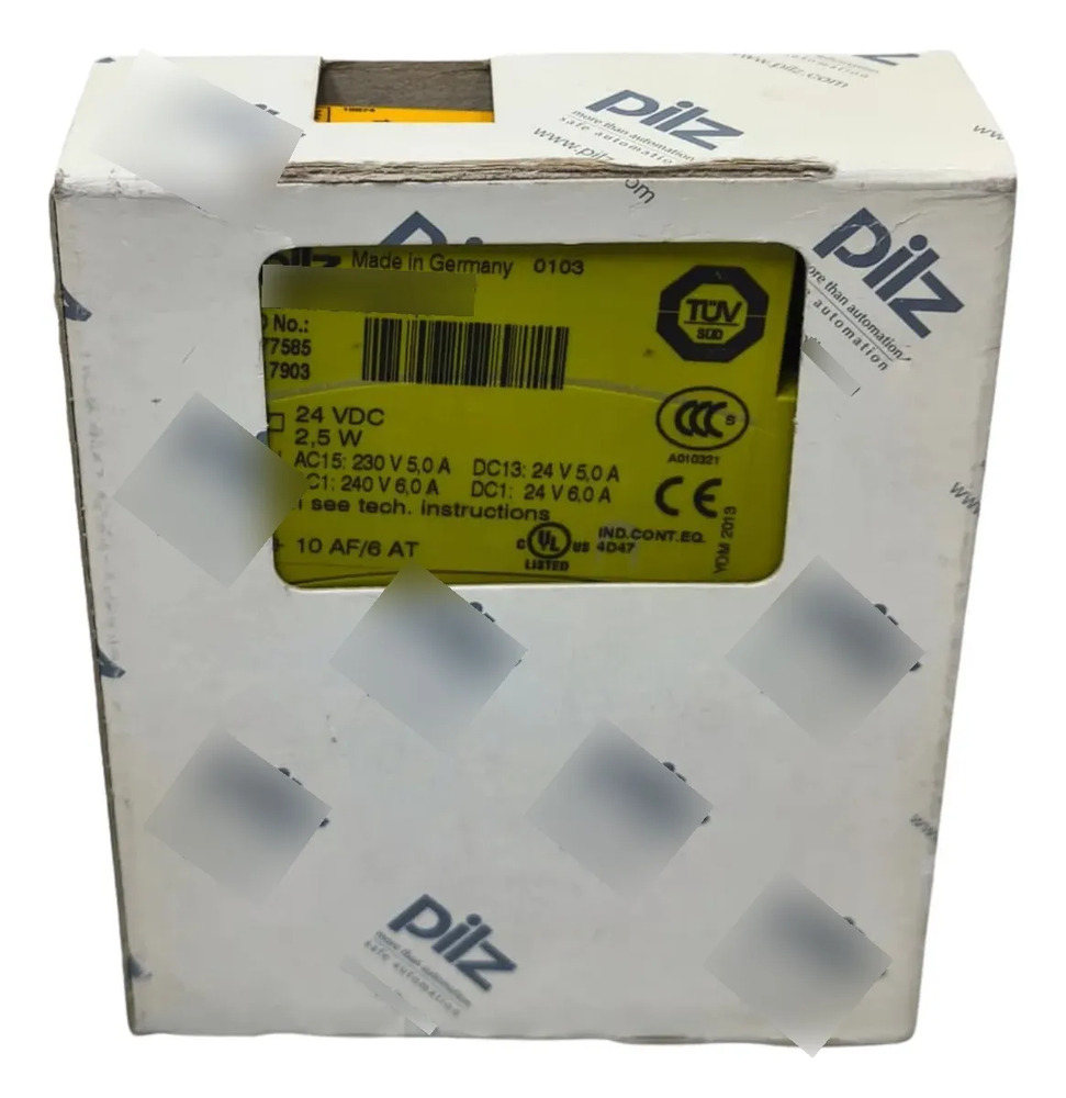 Pze-x4p-24 Pilz Safety Relay Pze X4p 24vdc 777585 - Imagen 2