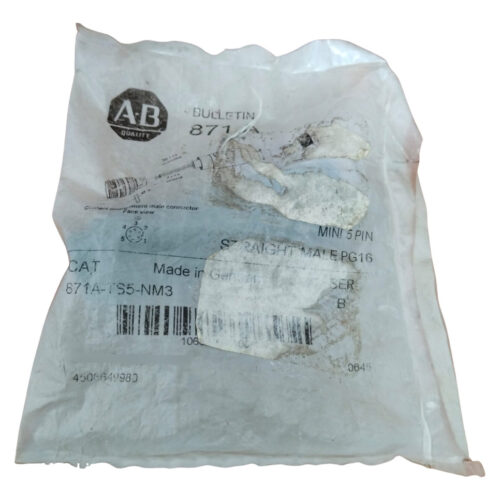 Allen-bradley 871a-ts5-nm3 Conector 5 Pin Macho Recto
