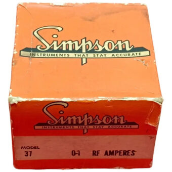 Simpson 1271730 0-1 Medidor De Panel De Amplificadores