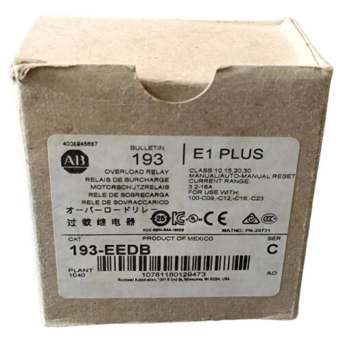 Allen Bradley 193-eedb 3.2-16 Amp 3 Fases Multi-class Iec So
