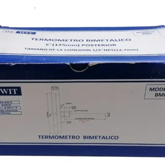 Herramienta De Medicion Dewit Bmp-05-04-c Inoxidable 1/2npt